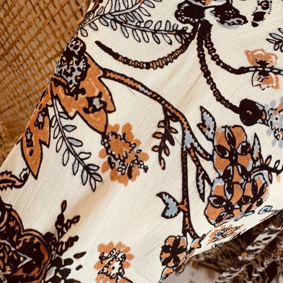 Free People Play it Cool Ivory / Cream Boho Kimono - Picture 14 of 14